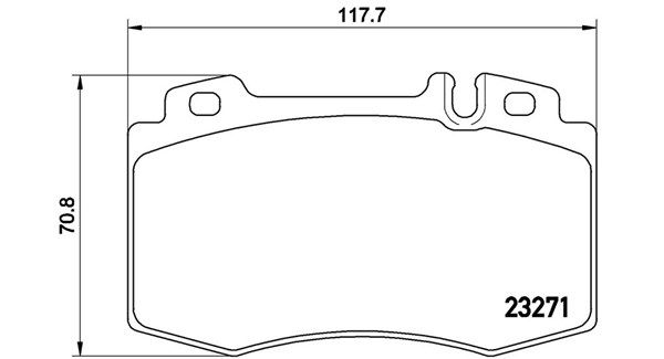 MAGNETI MARELLI Комплект тормозных колодок, дисковый тормоз 363700450041